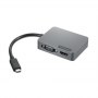 Lenovo | USB-C Travel Hub Gen 2 | USB 3.0 (3.1 Gen 1) ports quantity | USB 2.0 ports quantity | HDMI ports quantity - 4
